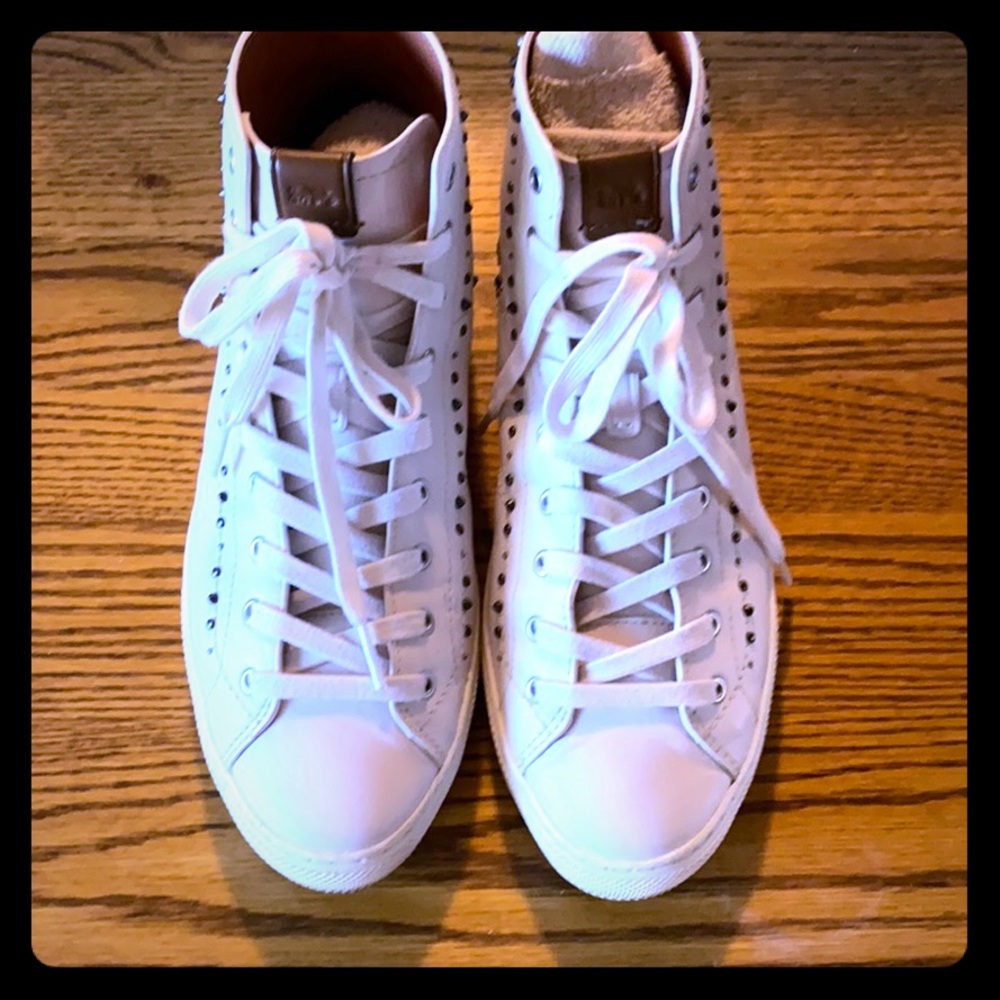 Coach studded hi-tops